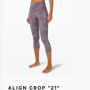 Purple Lululemon Align Leggings